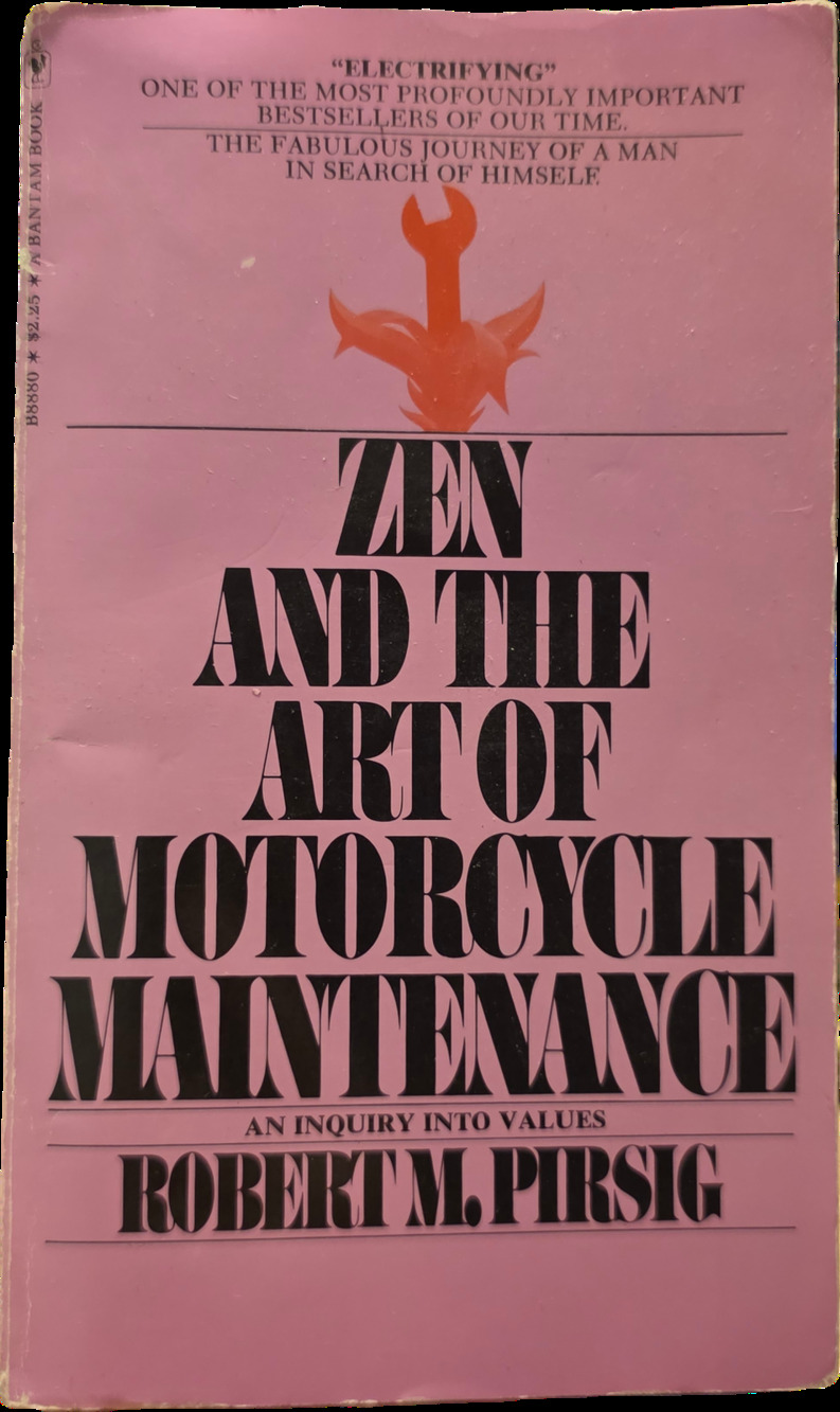 Zen the Art Motorcycle Maintenance Robert Pirsig Bantam 1975 Vintage Paperback